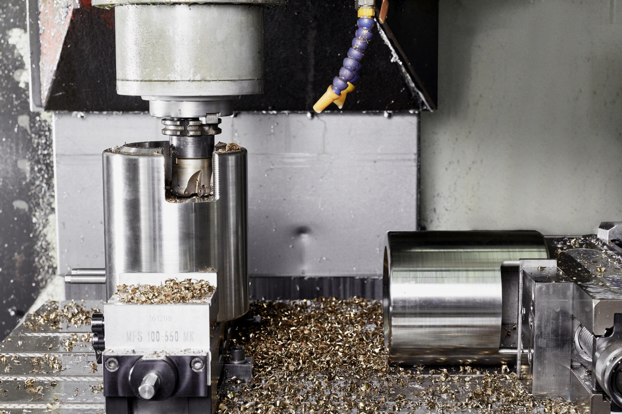 Fräsbearbeitung in einer CNC-Maschine